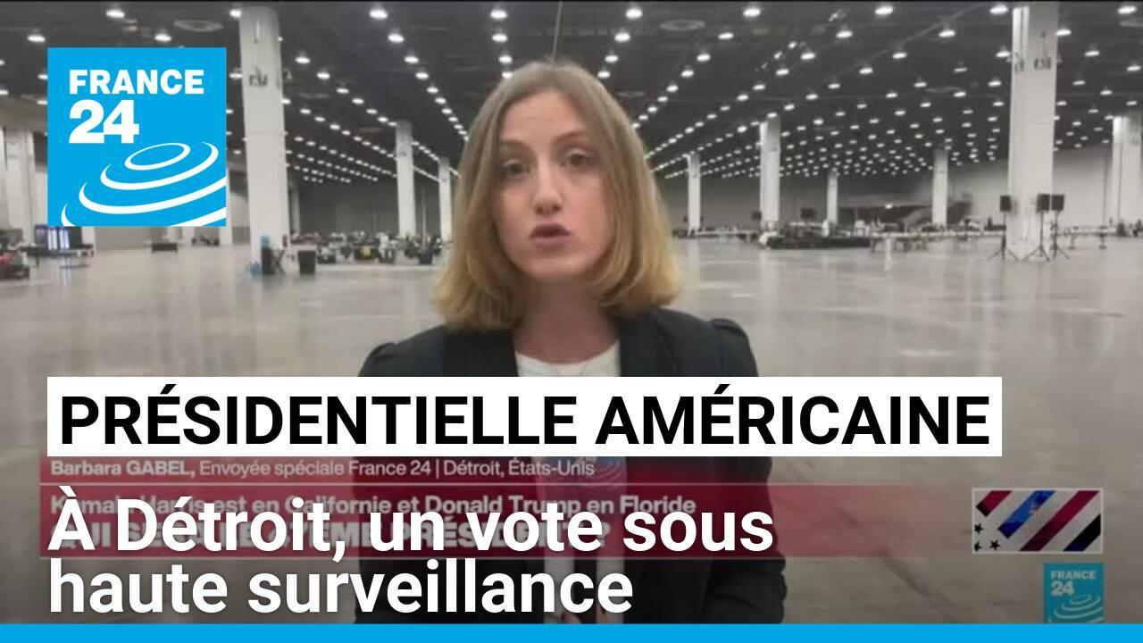 Présidentielle américaine : à Détroit, un vote sous haute surveillance