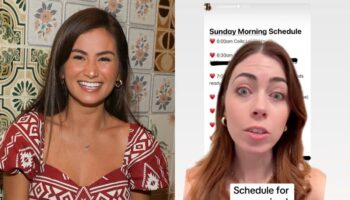 Former Bachelor contestant sparks debate over ‘Sunday morning schedule’ she made for her husband