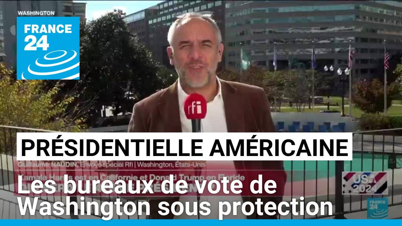 Présidentielle américaine : les bureaux de vote de Washington sous protection