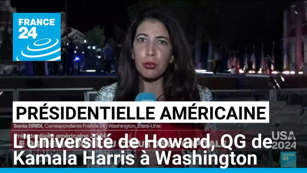 Présidentielle américaine : l'Université de Howard, QG de Kamala Harris à Washington