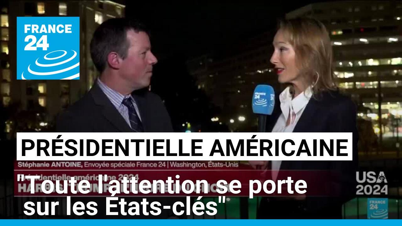 Présidentielle américaine : "toute l'attention se porte sur les États-clés"