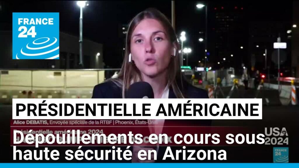 Présidentielle américaine :  dépouillements en cours sous haute sécurité en Arizona