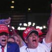 Supporters arrive at an election night watch party for Republican presidential nominee former President Donald Trump Tuesday, Nov. 5, 2024, in West Palm Beach, Fla. (AP Photo/Evan Vucci)