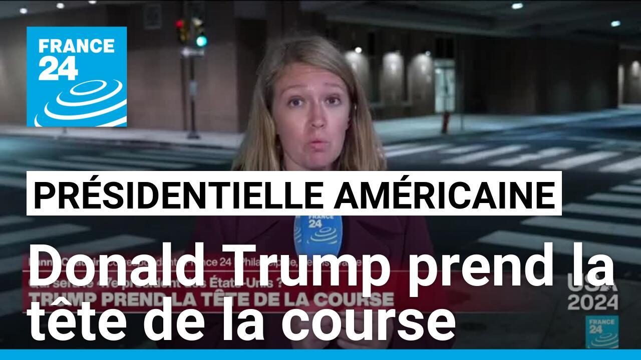 Présidentielle américaine : Donald Trump prend la tête de la course