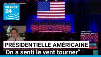 Présidentielle américaine : "On a senti le vent tourner"