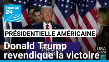 Présidentielle américaine : Donald Trump revendique la victoire