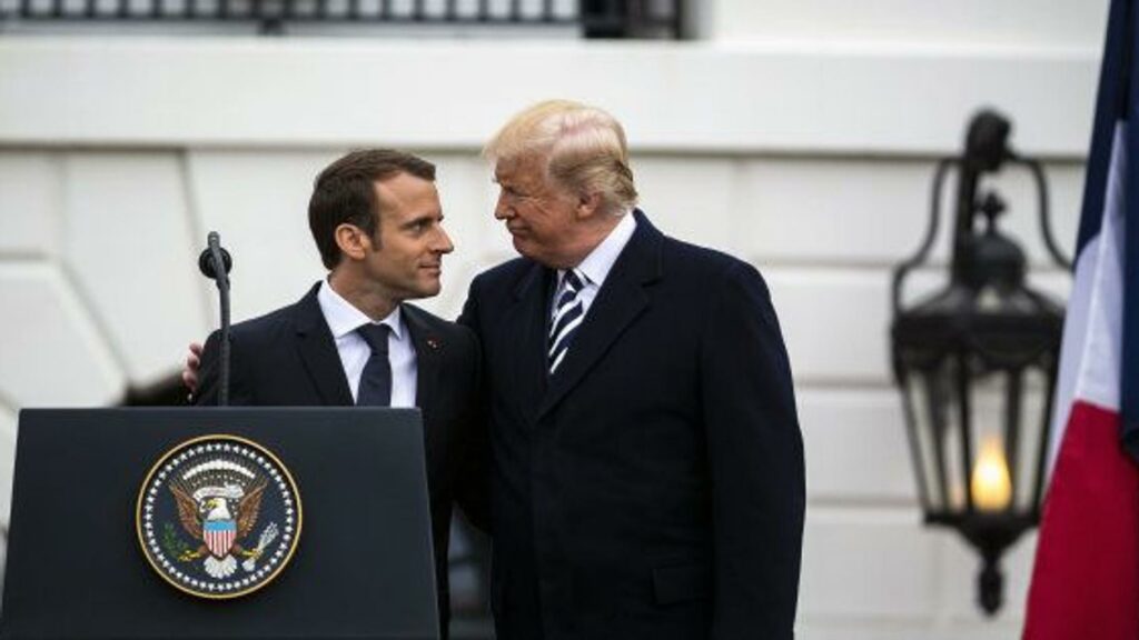 Donald Trump en tête des résultats à la présidentielle américaine, Emmanuel Macron le félicite pour sa victoire