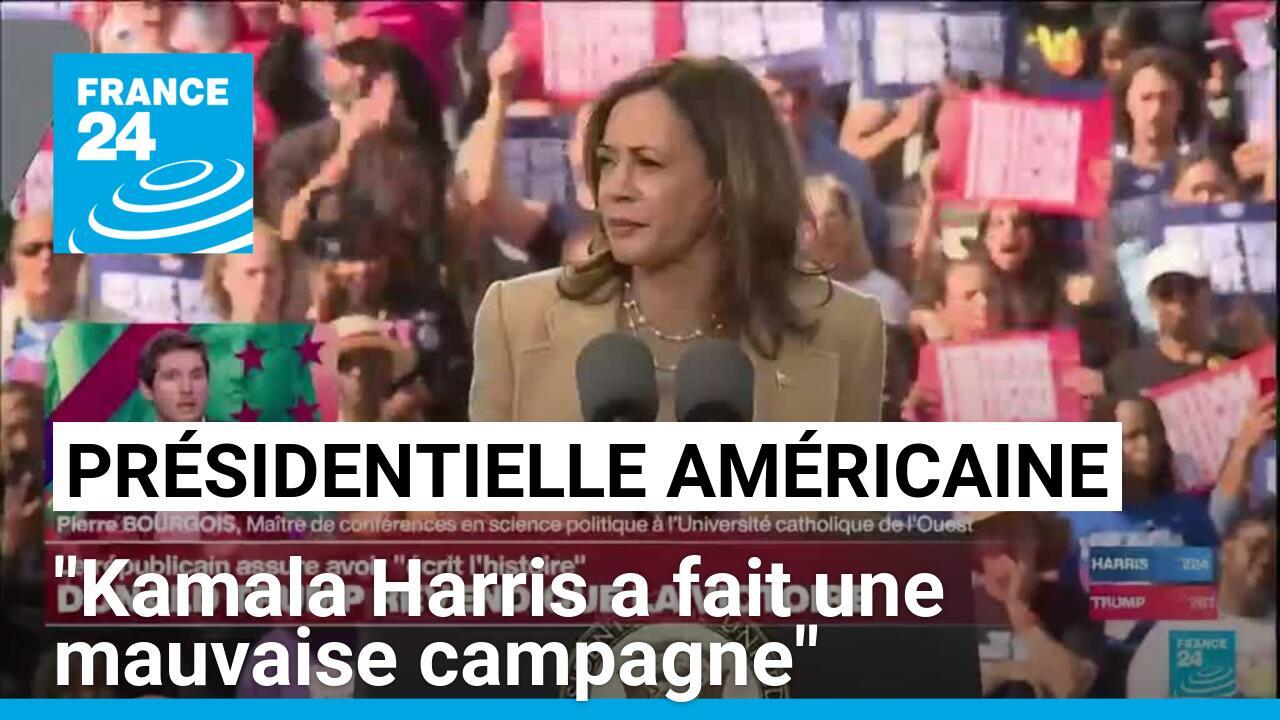 Présidentielle américaine : "Kamala Harris a fait une mauvaise campagne"