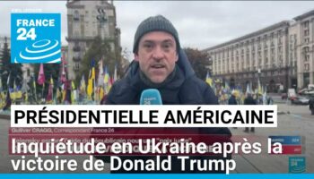 Présidentielle américaine : inquiétude en Ukraine après la victoire de Trump