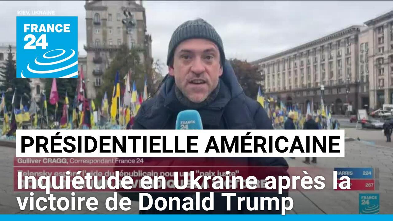 Présidentielle américaine : inquiétude en Ukraine après la victoire de Trump