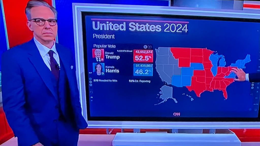 Élection américaine : la contre-performance de Kamala Harris illustrée par la réaction d’un présentateur de CNN