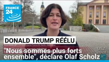 Donald Trump réélu : "Nous sommes plus forts ensemble", déclare Olaf Scholz