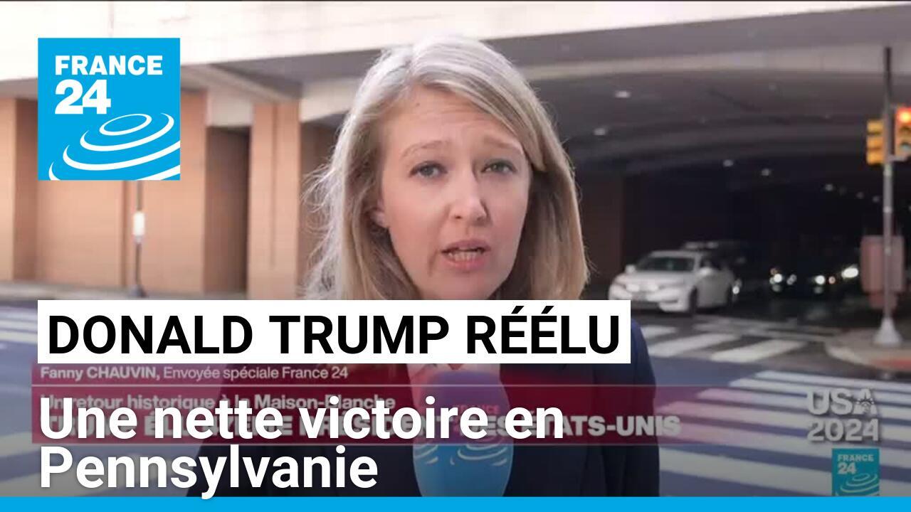 Donald Trump réélu : une nette victoire en Pennsylvanie