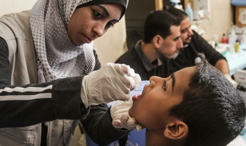 Kinderlähmung: Unicef schließt Polio-Impfkampagne im Gazastreifen ab