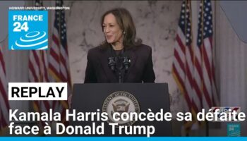 REPLAY - Kamala Harris concède sa défaite face à Donald Trump