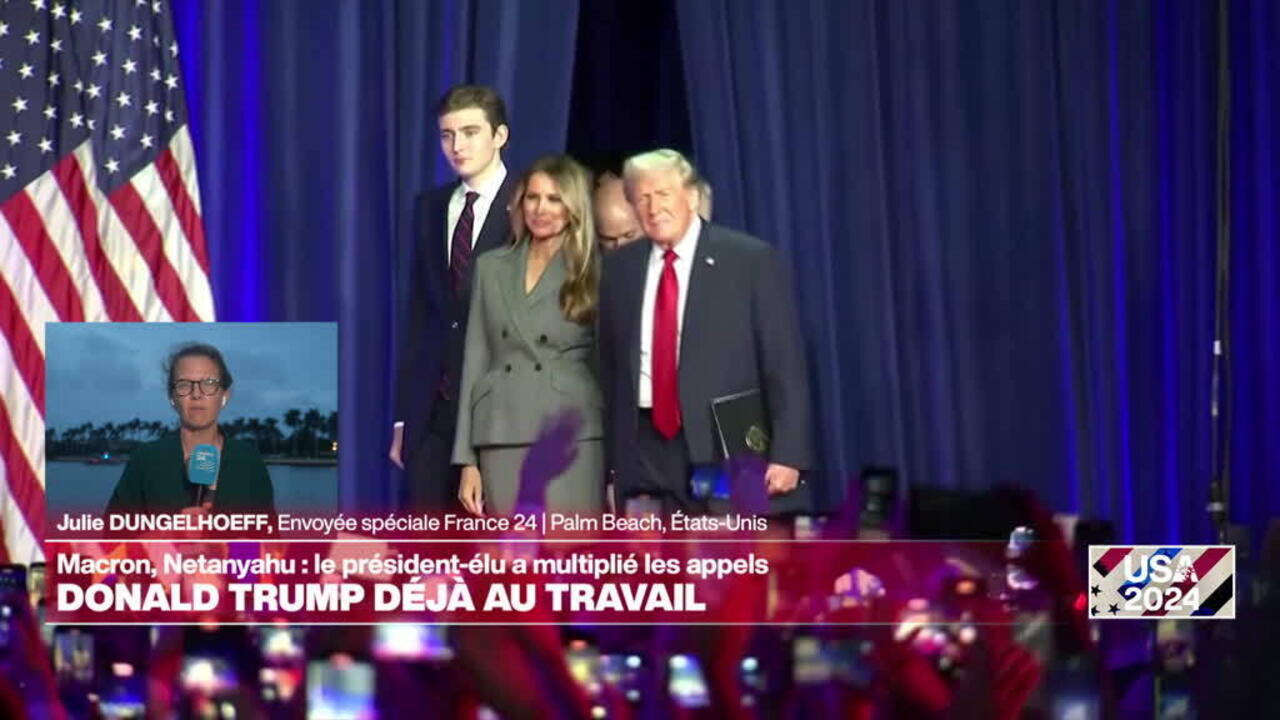 Présidentielle américaine J+1 : Donald Trump déjà au travail