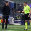 Mikel Arteta fumes over penalty decisions as Arsenal lose to Inter Milan