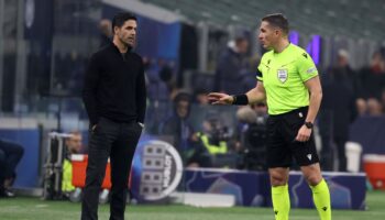 Mikel Arteta fumes over penalty decisions as Arsenal lose to Inter Milan