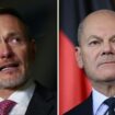 Outgoing German Finance Minister Christian Lindner (left) of the Free Democratic party (FDP) gives a statement at the Bundestag, Germany's lower house of parliament, after he was sacked by German Chancellor Olaf Scholz (right). November 6, 2024. Pic: REUTERS/Lisi Niesner TPX IMAGES OF THE DAY