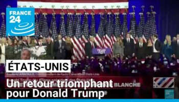 Présidentielle américaine : un retour triomphant pour Donald Trump