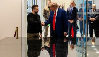 Volodymyr Zelensky et Donald Trump à New York, le 27 septembre 2024