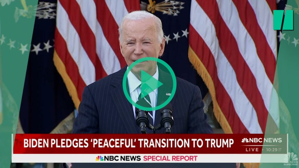 Donald Trump de nouveau élu président, Joe Biden promet une transition « pacifique » et jour l’optimisme