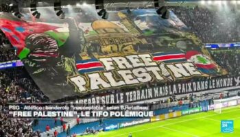 PSG : un immense tifo en soutien à la Palestine déployé par les supporters