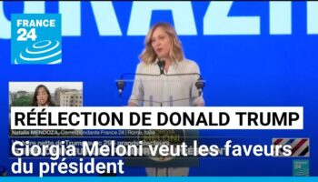 Réélection de Donald Trump : Giorgia Meloni veut les faveurs du président