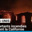 États-Unis : d'importants incendies ravagent la Californie