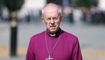 FILE - The Archbishop of Canterbury Justin Welby walks through Westminster in London on Sept. 14, 2022. (Richard Heathcote/Pool Photo via AP, File)