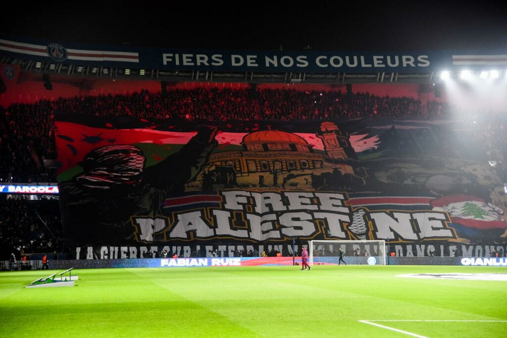 Banderole propalestinienne : le PSG va vérifier les tifos avant les matchs