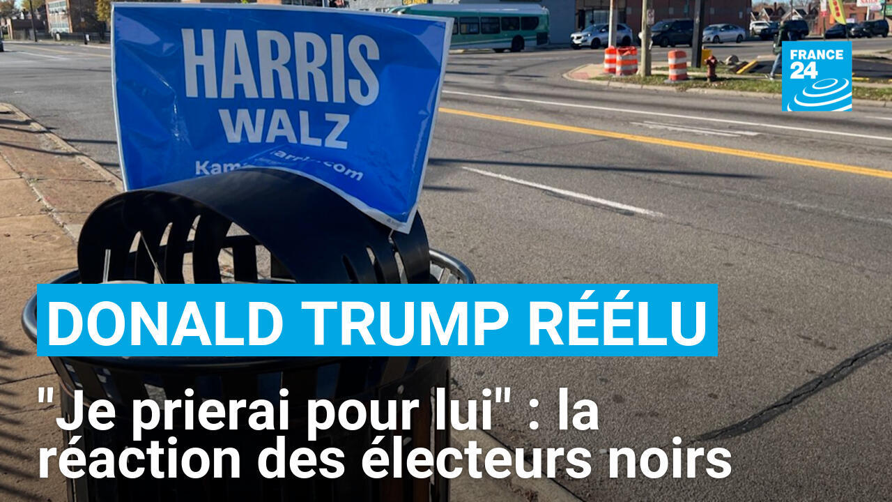 "Je prierai pour lui" : après une défiance envers Trump, les électeurs noirs endossent sa victoire