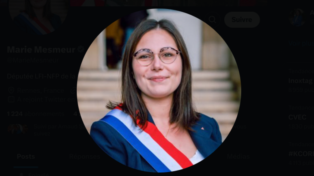 Amsterdam : le tweet de Marie Mesmeur provoque un tollé (et consterne à gauche)