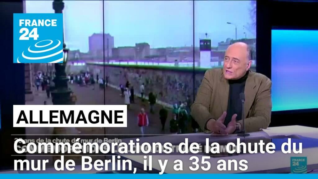 Commémorations de la chute du mur de Berlin, il y a 35 ans