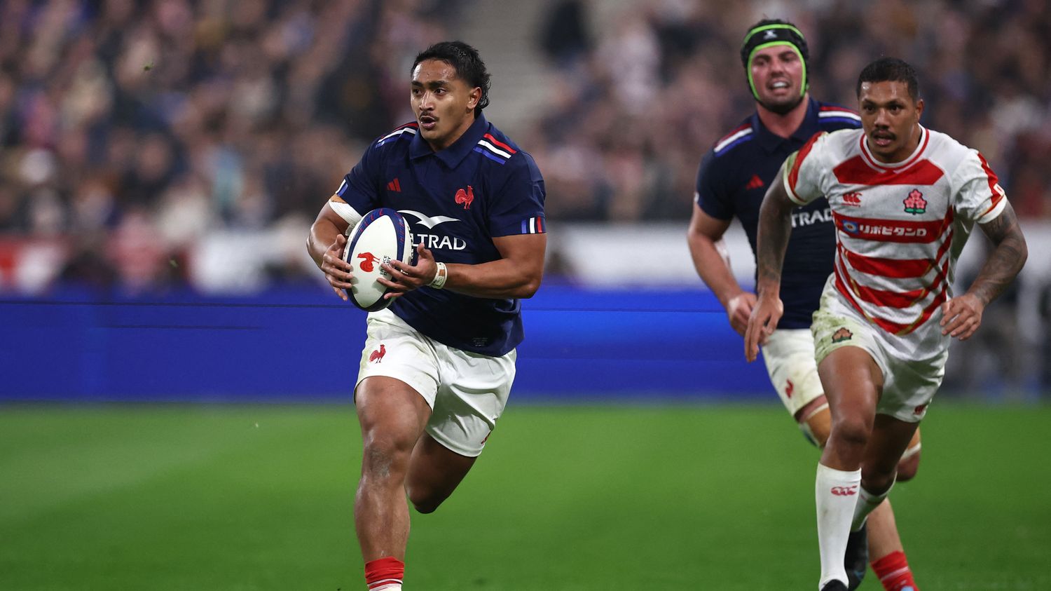 France-Japon : les Bleus déroulent et mènent 31-0 à la mi-temps grâce à cinq essais... Suivez le premier match de la tournée d'automne