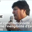 Bolivie : la Cour constitutionnelle confirme l'inéligibilité de l'ancien président Evo Morales