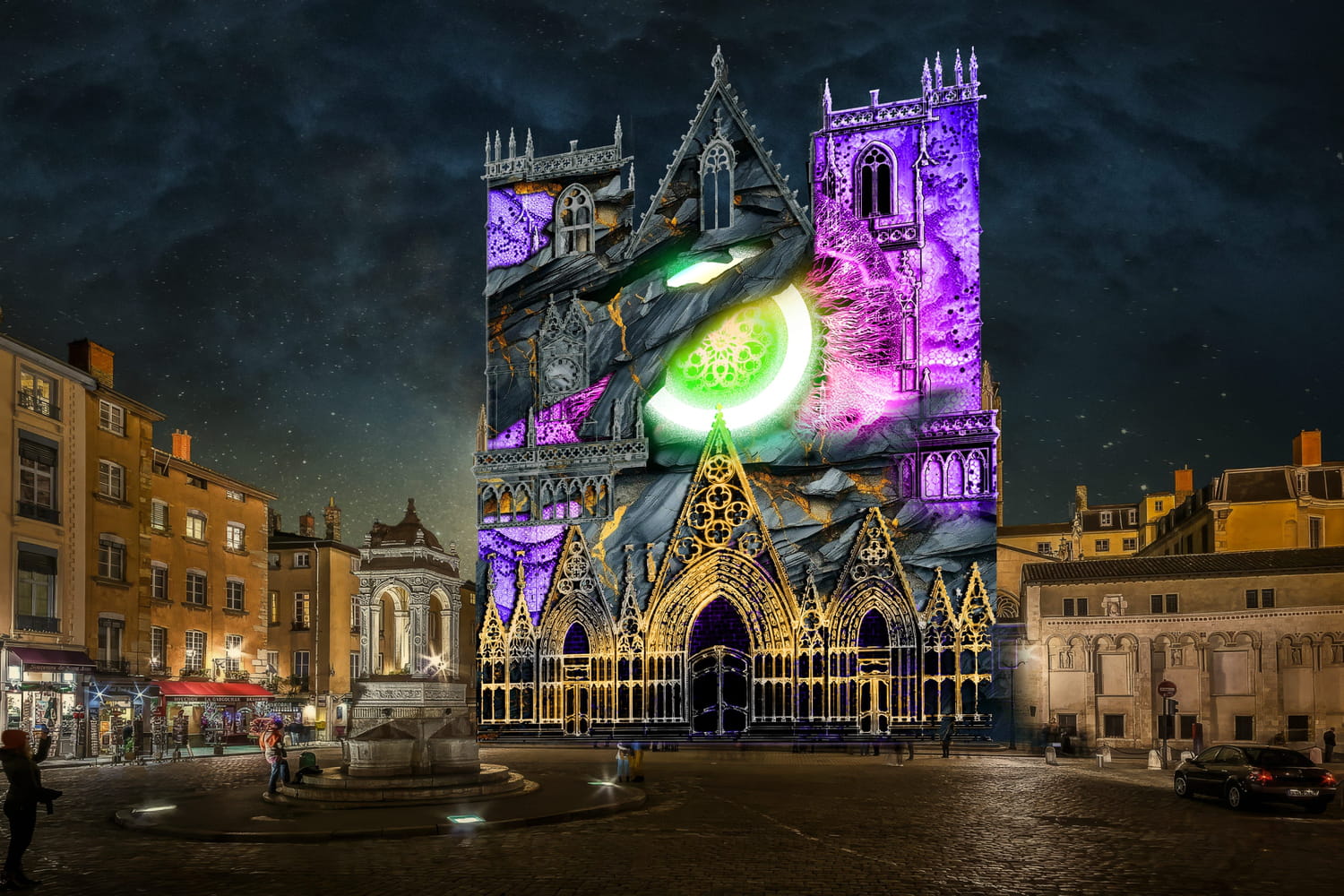 La cathédrale de Lyon bientôt métamorphosée, voici à quoi va ressembler la Fête des Lumières