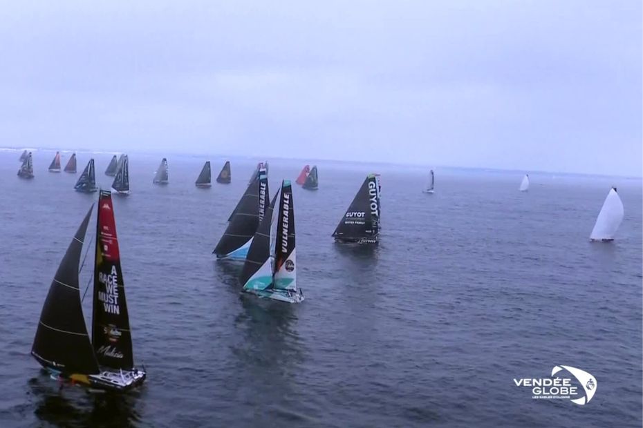 DIRECT. Le départ du Vendée Globe 2024 est donné aux Sables-d'Olonne, les 40 skippeurs prennent la mer pour plus de deux mois