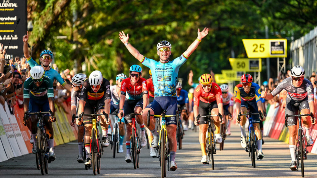 Cyclisme : Mark Cavendish remporte la dernière course de sa carrière à Singapour