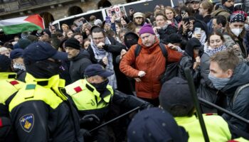 Demonstrationsverbot in Amsterdam: Festnahmen bei propalästinensischer Demo