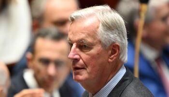 Le Premier ministre Michel Barnier à l'Assemblée nationale le 23 octobre 2024