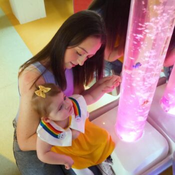 Llana Mills with her daughter Rayne