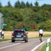 C'est la seule façon de dépasser un vélo sur une ligne blanche sans risquer une amende salée