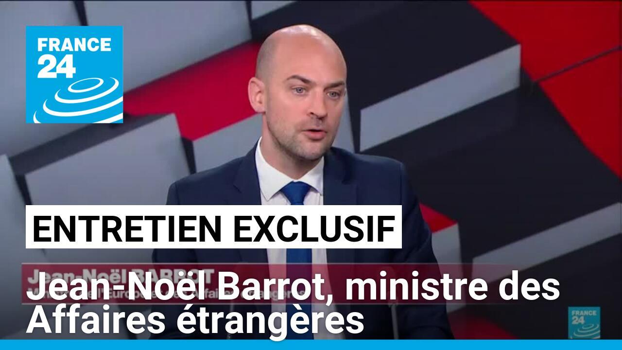 REPLAY : retrouvez l'entretien exclusif de Jean-Noël Barrot, ministre des Affaires étrangères