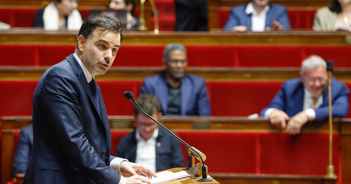 Le ministre du Budget Laurent Saint-Martin lors d'une séance de débat sur la première partie du projet de loi de finances 2025 à l'Assemblée nationale, le 21 octobre 2024 à Paris