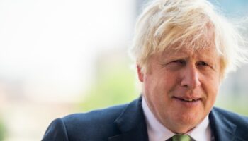 Boris Johnson, l'ancien Premier ministre britannique, au Texas le 23 mai 2023.