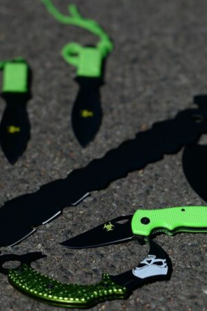 Zombie knives. Pic: PA