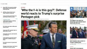 Pete Hegseth à la tête du Pentagone: "P* qui est ce type ?"