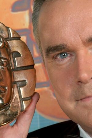 Huw Edwards at the BAFTA Cymru Awards in 2003. Pic: Huw John/ Shutterstock