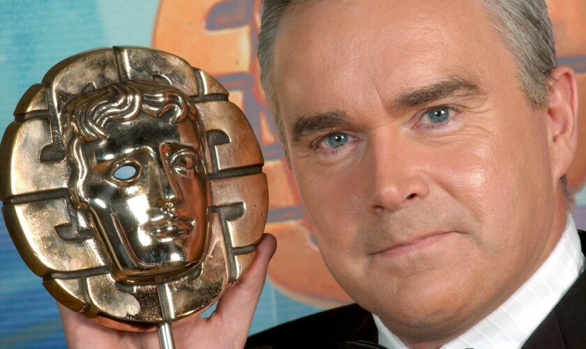 Huw Edwards at the BAFTA Cymru Awards in 2003. Pic: Huw John/ Shutterstock